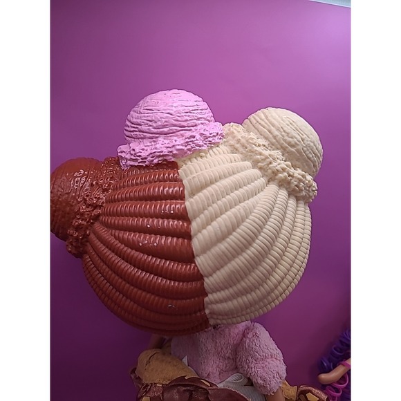 Lalaloopsy Lot x3 WAFFLE CONE DOLL COMPLETE Dress Neopolitan Full Size - Picture 11 of 13